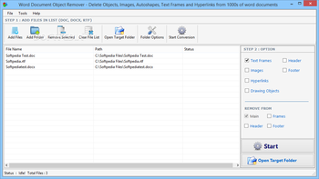 Word Document Object Remover screenshot