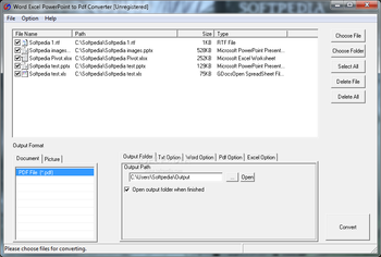 Word Excel PowerPoint to Pdf Converter screenshot