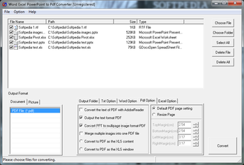 Word Excel PowerPoint to Pdf Converter screenshot 2