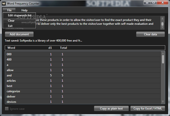 Word Frequency Counter screenshot 2
