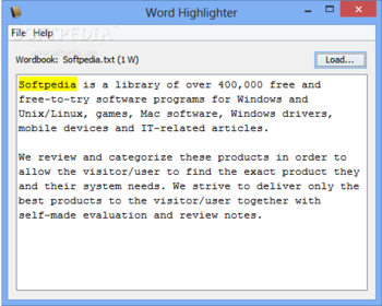 Word Highlighter screenshot