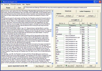 Word List Expert screenshot