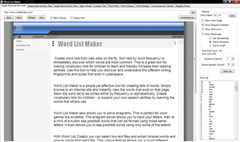 Word List Maker screenshot 3