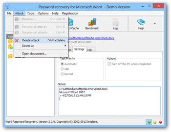 Word Password Recovery screenshot 6