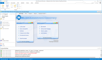 Word Password Recovery screenshot