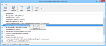 Word Password screenshot