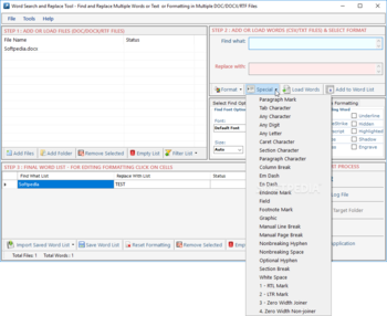 Word Search and Replace Tool screenshot 3