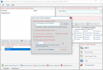 Word Search and Replace Tool screenshot 5