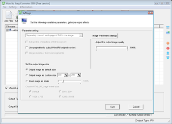 Word to Jpeg Converter 3000 screenshot 2
