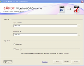 Word to PDF Converter screenshot
