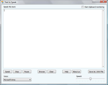 Word to Sound Software screenshot