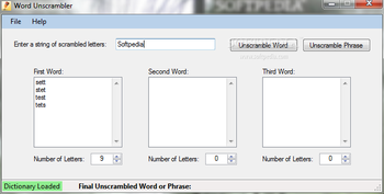 Word Unscrambler screenshot