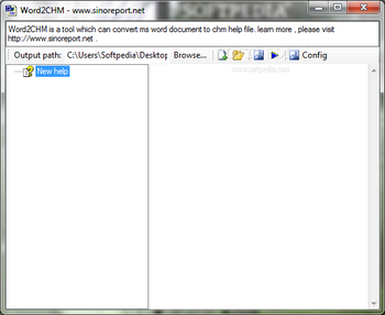 Word2CHM screenshot