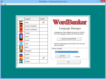 WordBanker English-Arabic screenshot