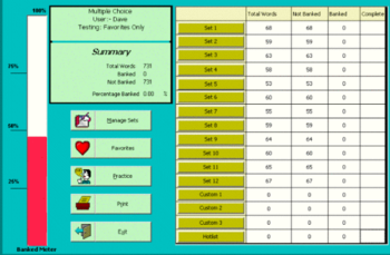 WordBanker TestMate screenshot