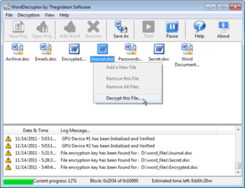 WordDecryptor screenshot