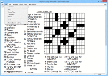 WordFit! Crossword Builder screenshot 3