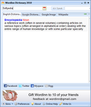 WordInn Dictionary screenshot