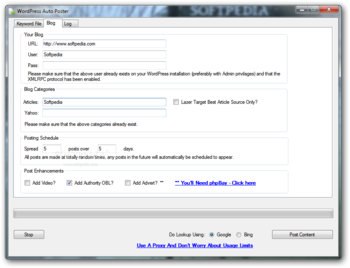 WordPress Auto Poster screenshot 2