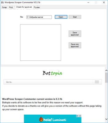 Wordpress Scraper-Commenter screenshot 3