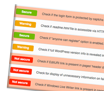 WordPress Security Lab Plugin screenshot