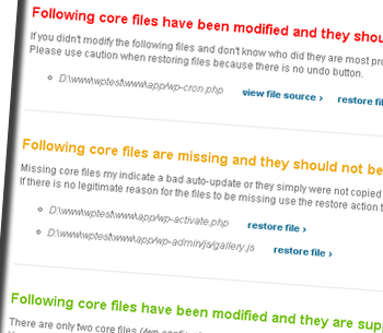 WordPress Security Lab Plugin screenshot 3