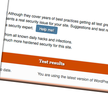 WordPress Security Lab Plugin screenshot 4