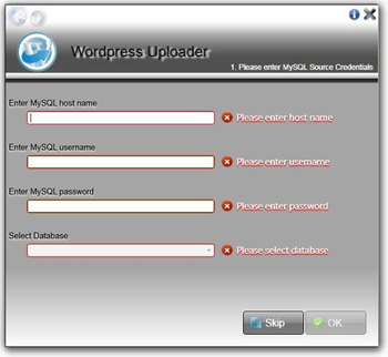 Wordpress Uploader screenshot