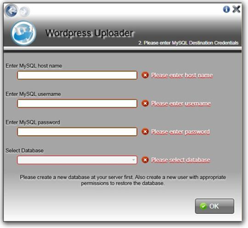 Wordpress Uploader screenshot 2