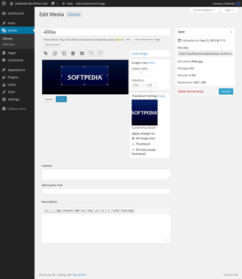 WordPress screenshot 9