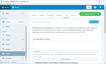 Wordpress.com screenshot 16