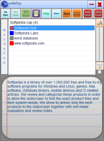 WordsCap screenshot