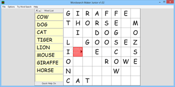 Wordsearch Maker Junior screenshot 2