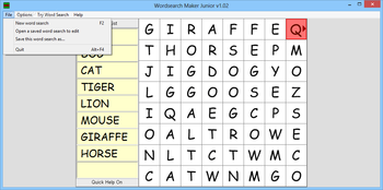 Wordsearch Maker Junior screenshot 3