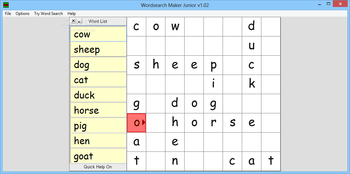 Wordsearch Maker Junior screenshot 6