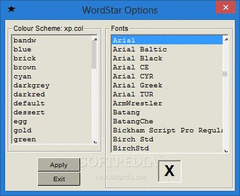 WordStar screenshot 2