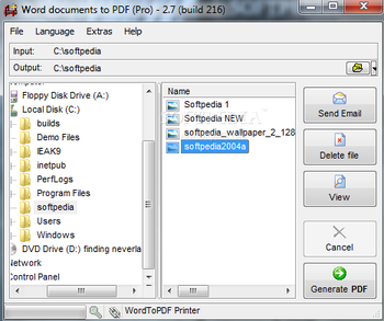 WordToPDF Pro screenshot