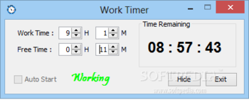 Work Timer screenshot