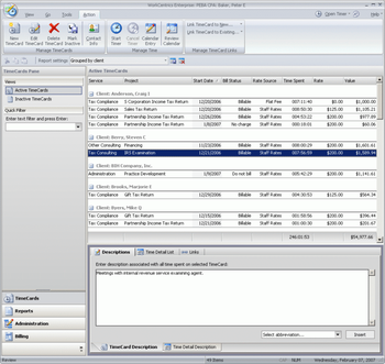 WorkCentrics for Microsoft Office screenshot