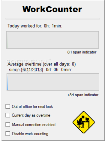 WorkCounter screenshot
