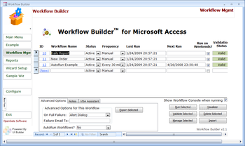 Workflow Builder for Access screenshot 2