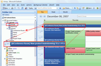 Workgroup Calendar for Outlook screenshot