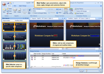 Workshare Compare for PowerPoint screenshot 2
