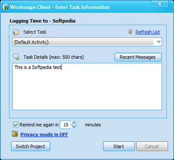 Worksnaps screenshot 3