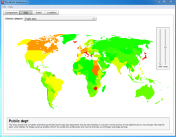 World FactBrowser screenshot