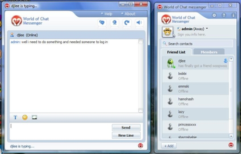 World of Chat Messenger screenshot