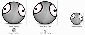 World Of Goo Icons New screenshot