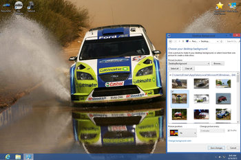 World Rally Championship Windows Theme screenshot