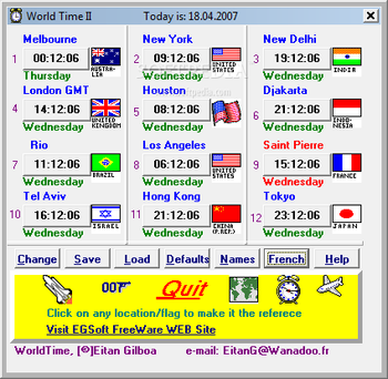 WORLD TIME screenshot