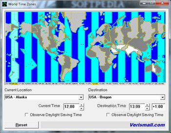 World Time Zones screenshot